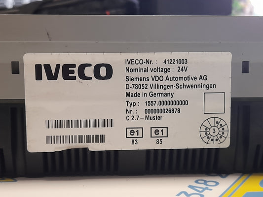 Quadro strumenti IVECO 41221003 - C2.7-Muster