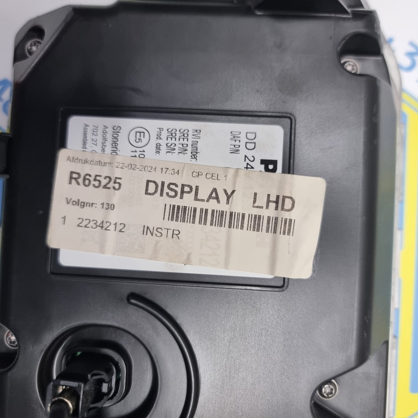 DAF XF-XG Display Cruscotto