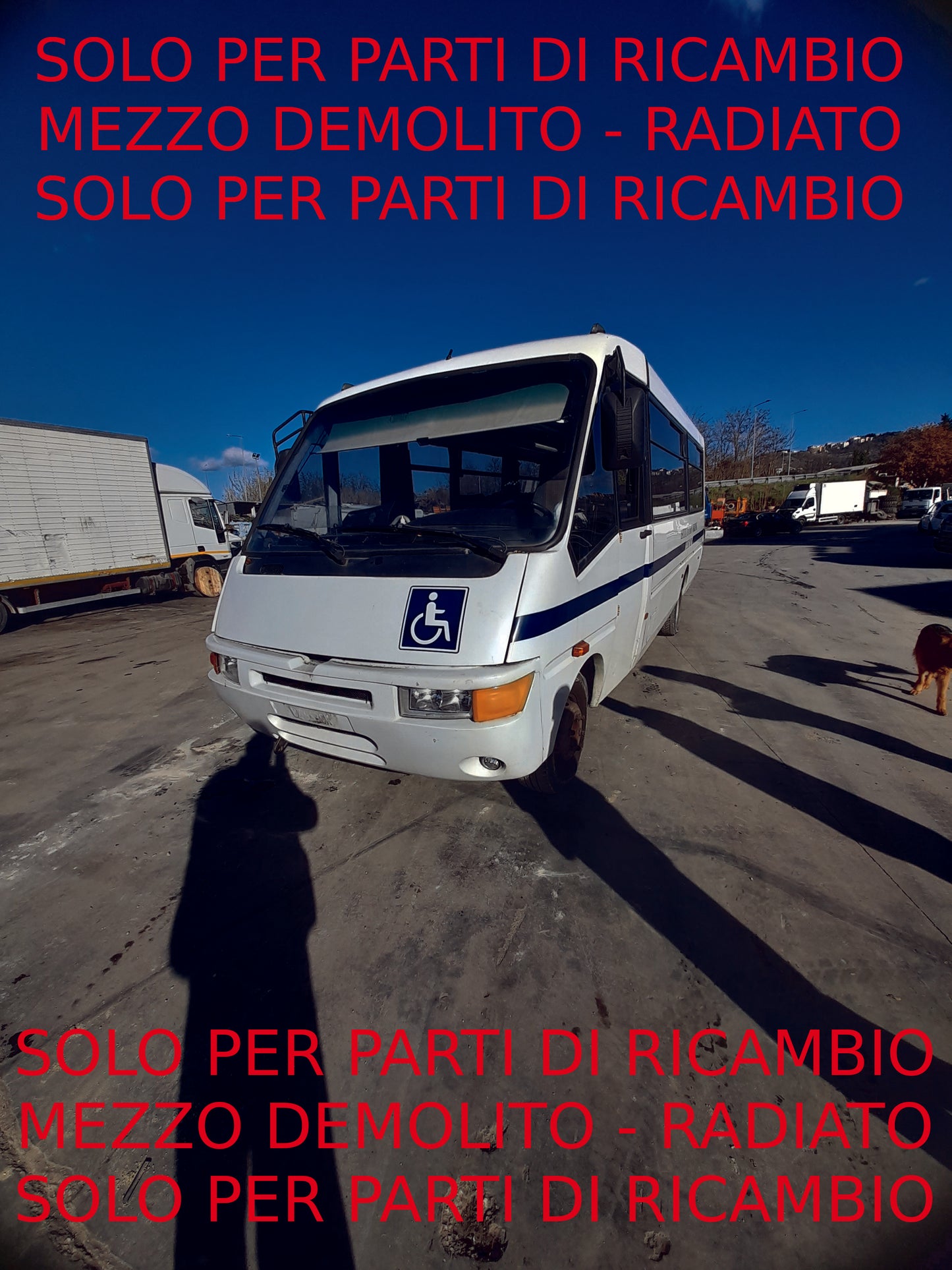 Mini Bus Cacciamali per parti di ricambio