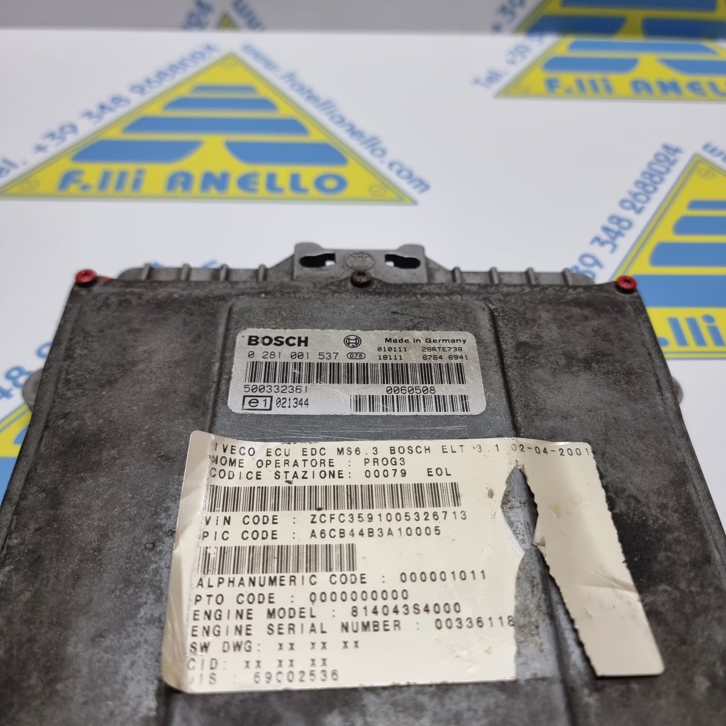 IVECO ECU EDC MS 6.3 (EX DAILY 35C13)