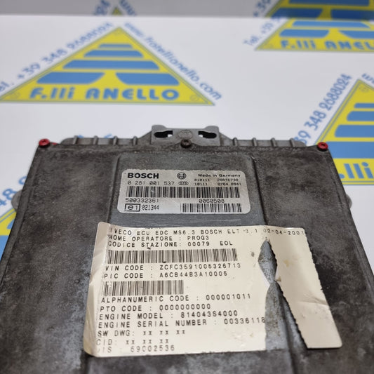 IVECO ECU EDC MS 6.3 (EX DAILY 35C13)